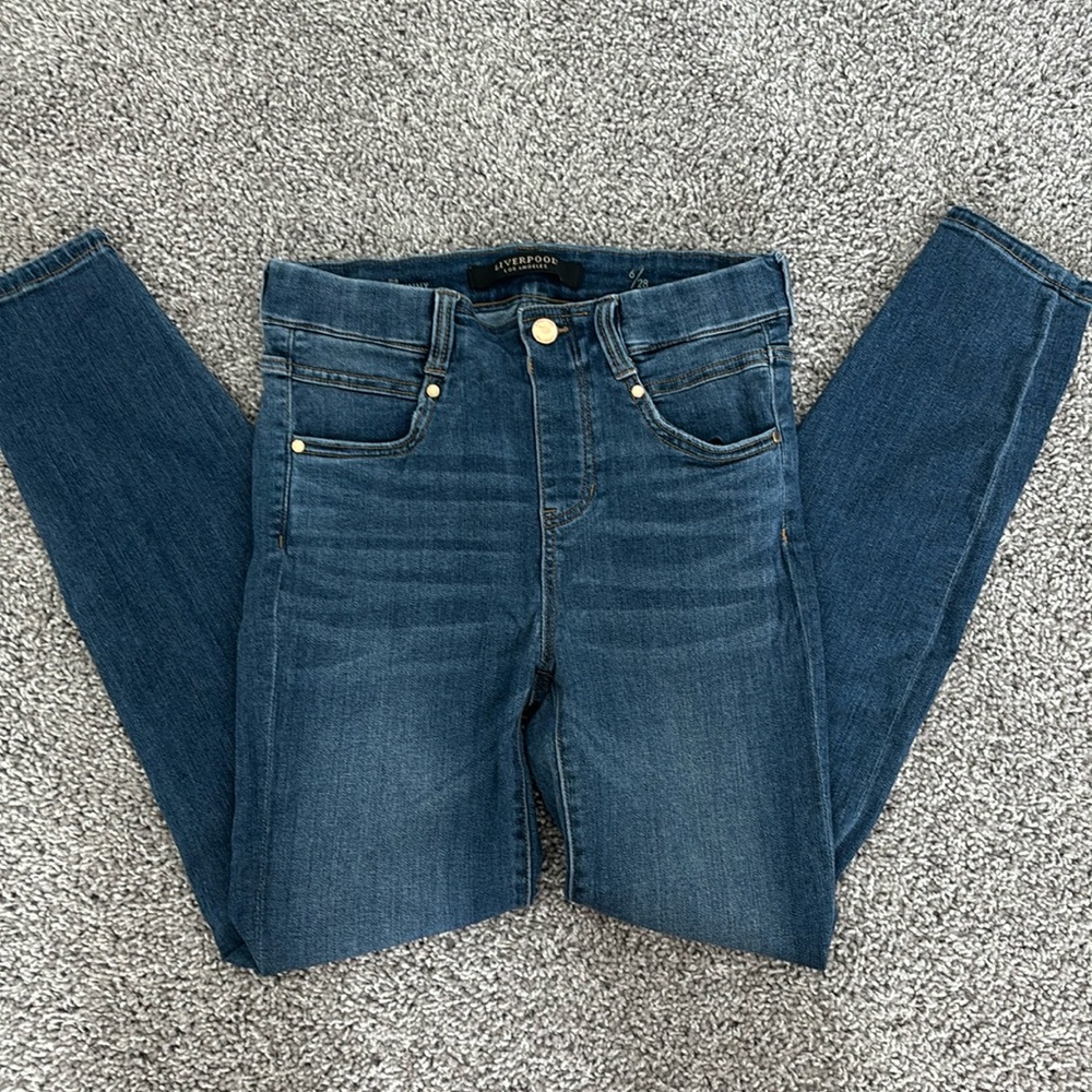 Liverpool Pull On Ankle Skinny Jean